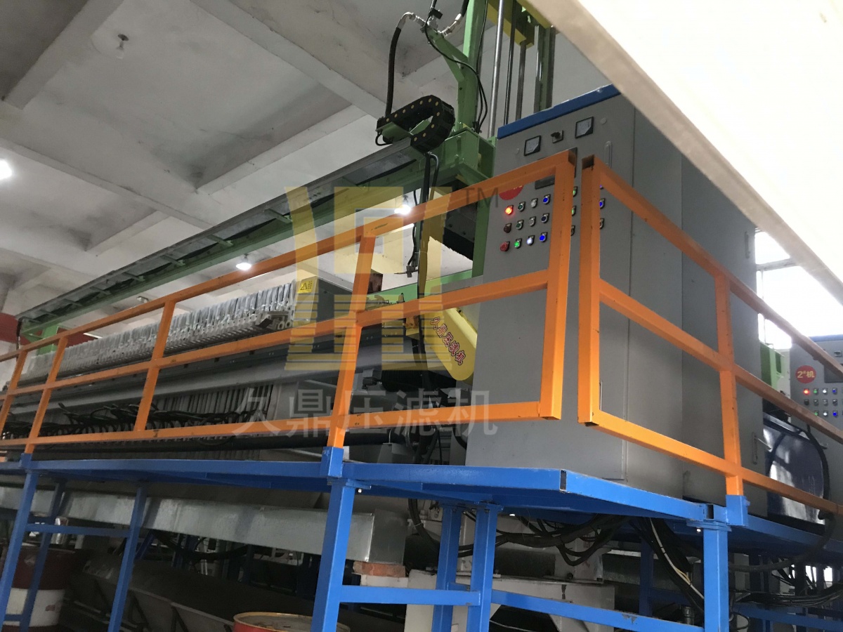 全自動水沖洗隔膜壓濾機